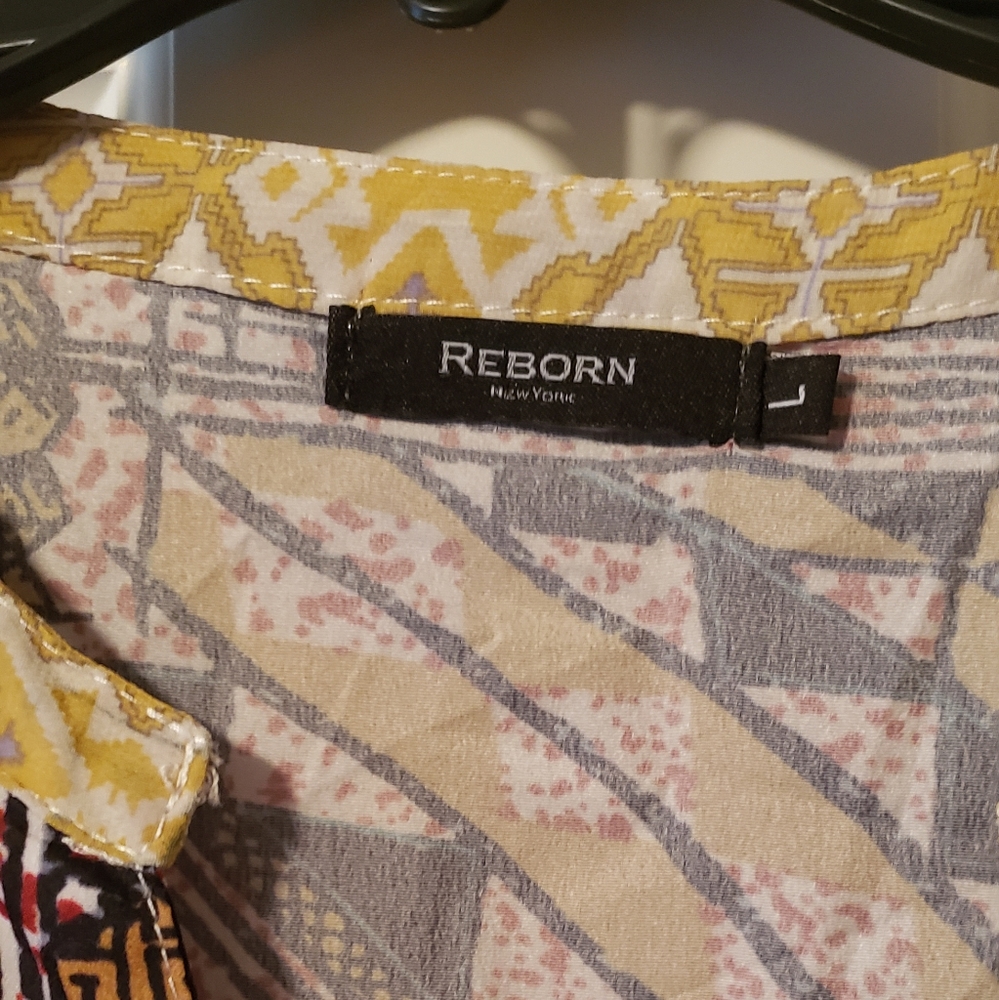 Mixed Pattern Blouse - image 4